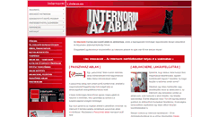 Desktop Screenshot of ablak-internorm.hu